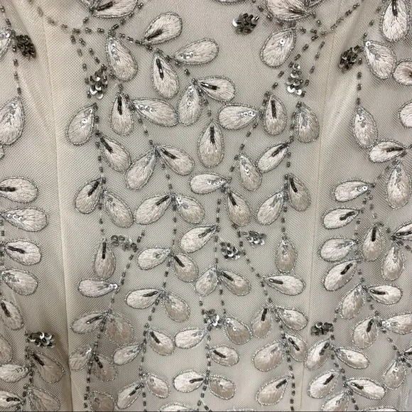 🆕 Vintage Sue Wong Nocturne Appliqué Ivory White Lace Formal Wedding Prom Dress - Picture 5 of 14